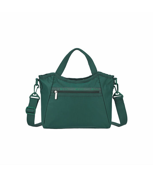 Small Double Top Handle Hobo<br>Eden Green