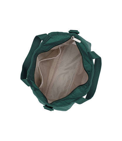 Small Double Top Handle Hobo<br>Eden Green