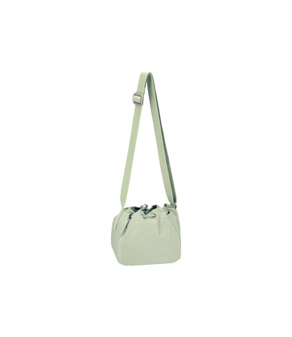 Small Drawstring Crossbody<br>Green Khaki C