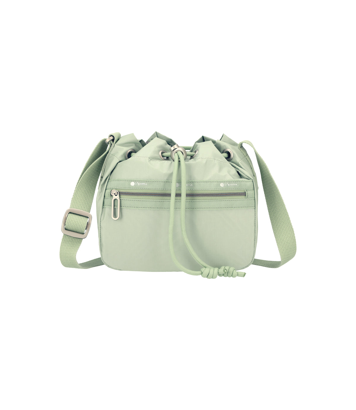 Small Drawstring Crossbody<br>Green Khaki C