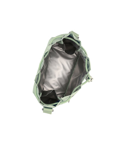Small Drawstring Crossbody<br>Green Khaki C