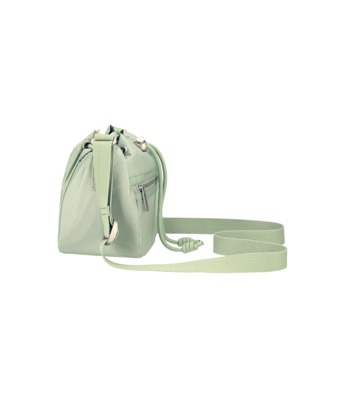 Small Drawstring Crossbody<br>Green Khaki C