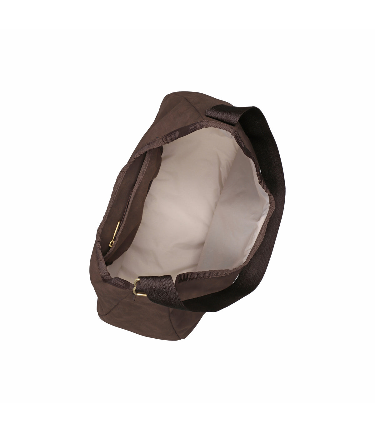 Large Suede Hobo<br>Dark Chocolate Suede