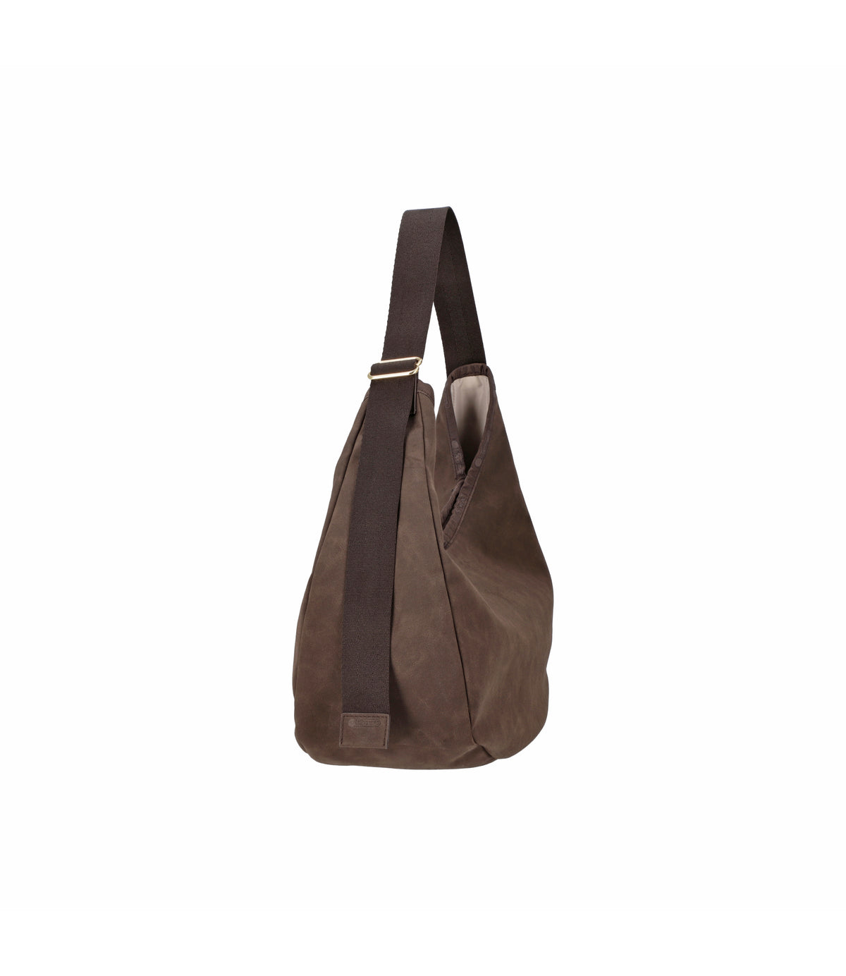 Large Suede Hobo<br>Dark Chocolate Suede