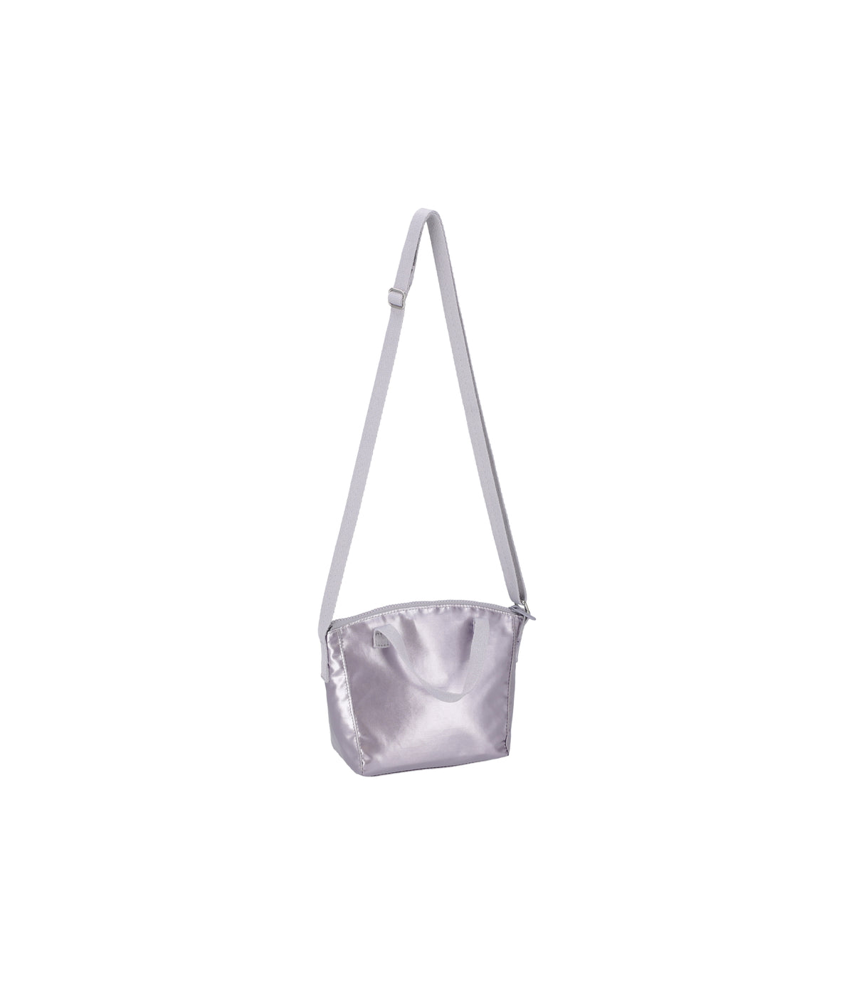 Micro Top Handle Bag<br>Silver Lilac Shine
