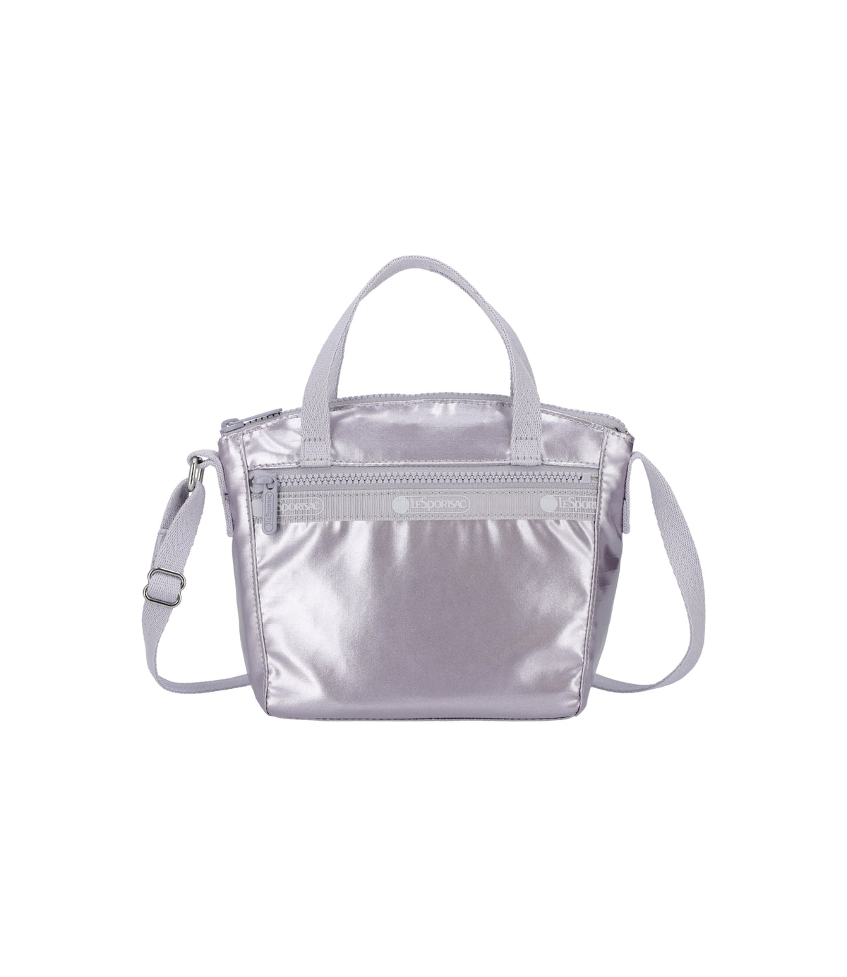 Micro Top Handle Bag<br>Silver Lilac Shine