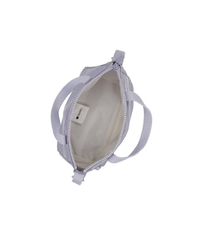 Micro Top Handle Bag<br>Silver Lilac Shine