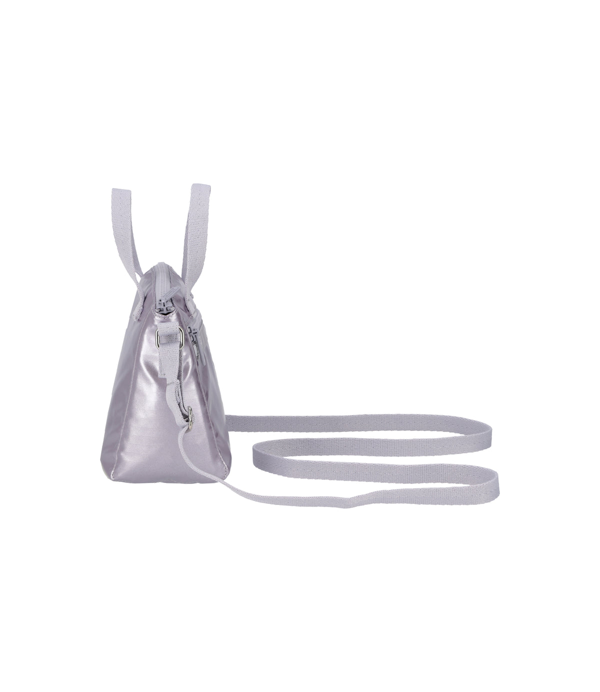 Micro Top Handle Bag<br>Silver Lilac Shine
