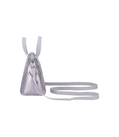 Micro Top Handle Bag<br>Silver Lilac Shine