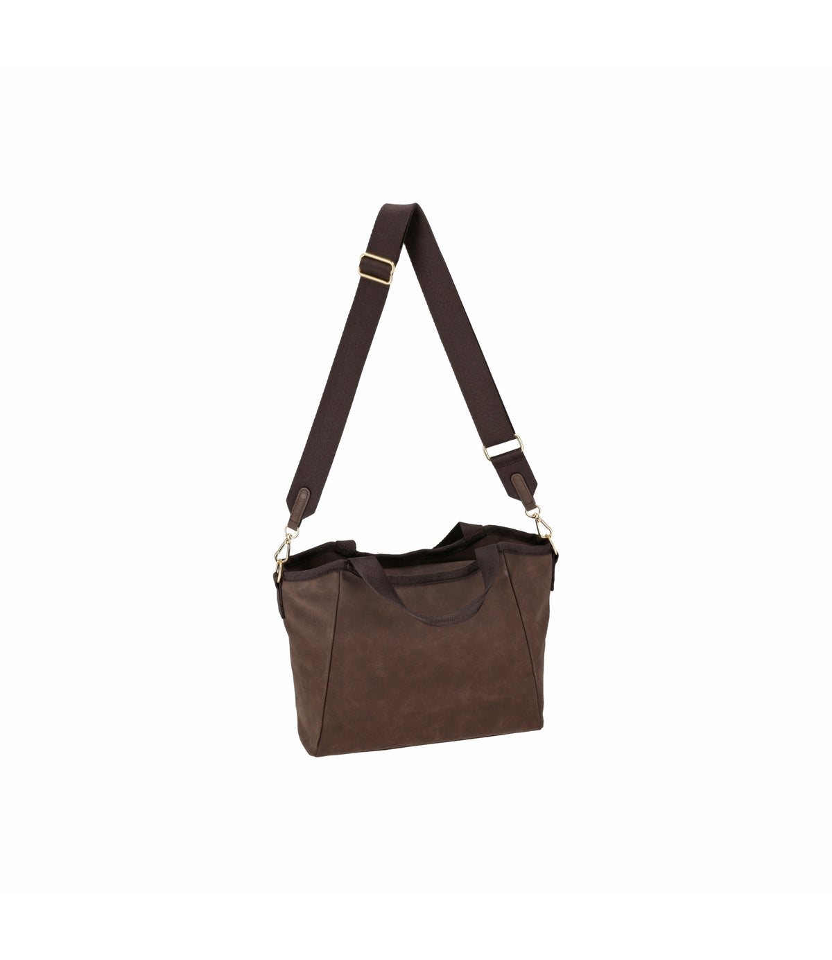 Suede Double Handle Hobo<br>Dark Chocolate Suede
