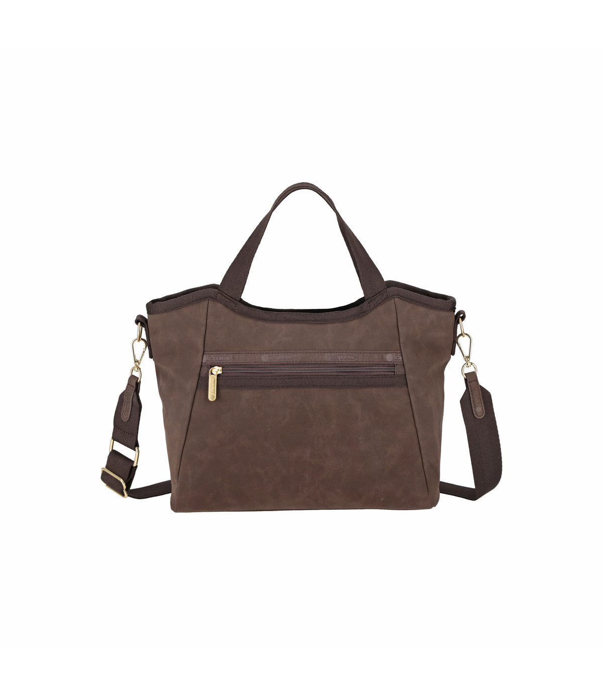 Suede Double Handle Hobo<br>Dark Chocolate Suede