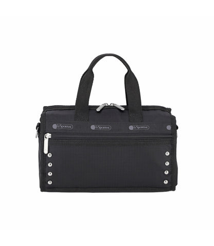 Studs Mini Duffel Crossbody<br>Black Studs