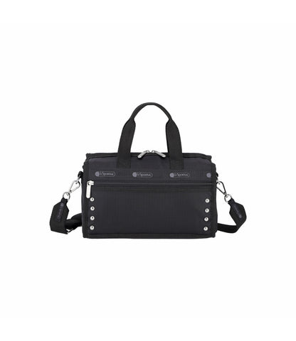 Studs Mini Duffel Crossbody<br>Black Studs