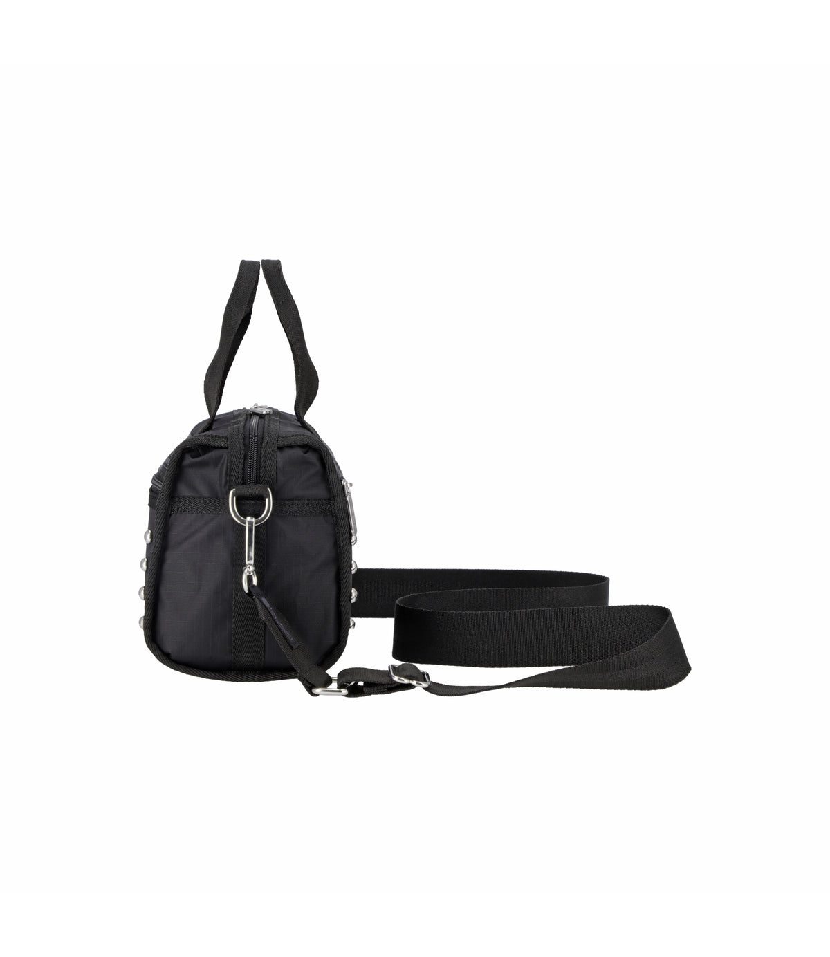Studs Mini Duffel Crossbody<br>Black Studs