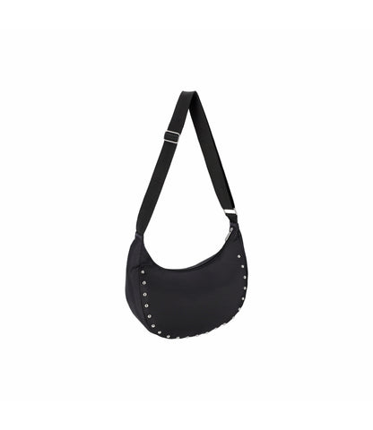 Studs Medium Cresent Shoulder<br>Black Studs