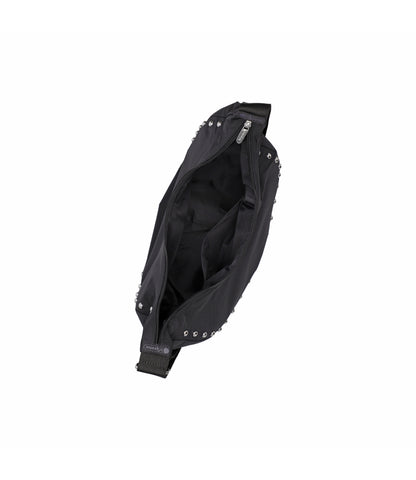 Studs Medium Cresent Shoulder<br>Black Studs