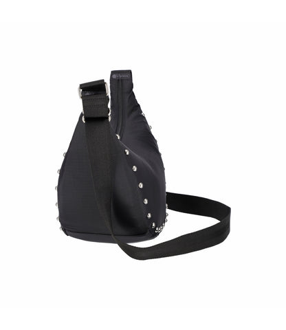 Studs Medium Cresent Shoulder<br>Black Studs