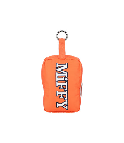 Rectangular Pouch Charm<br>Miffy Orange Patchwork