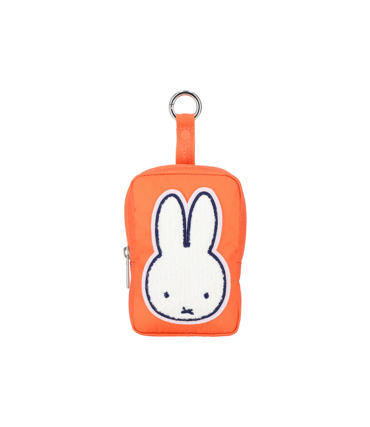 Rectangular Pouch Charm<br>Miffy Orange Patchwork