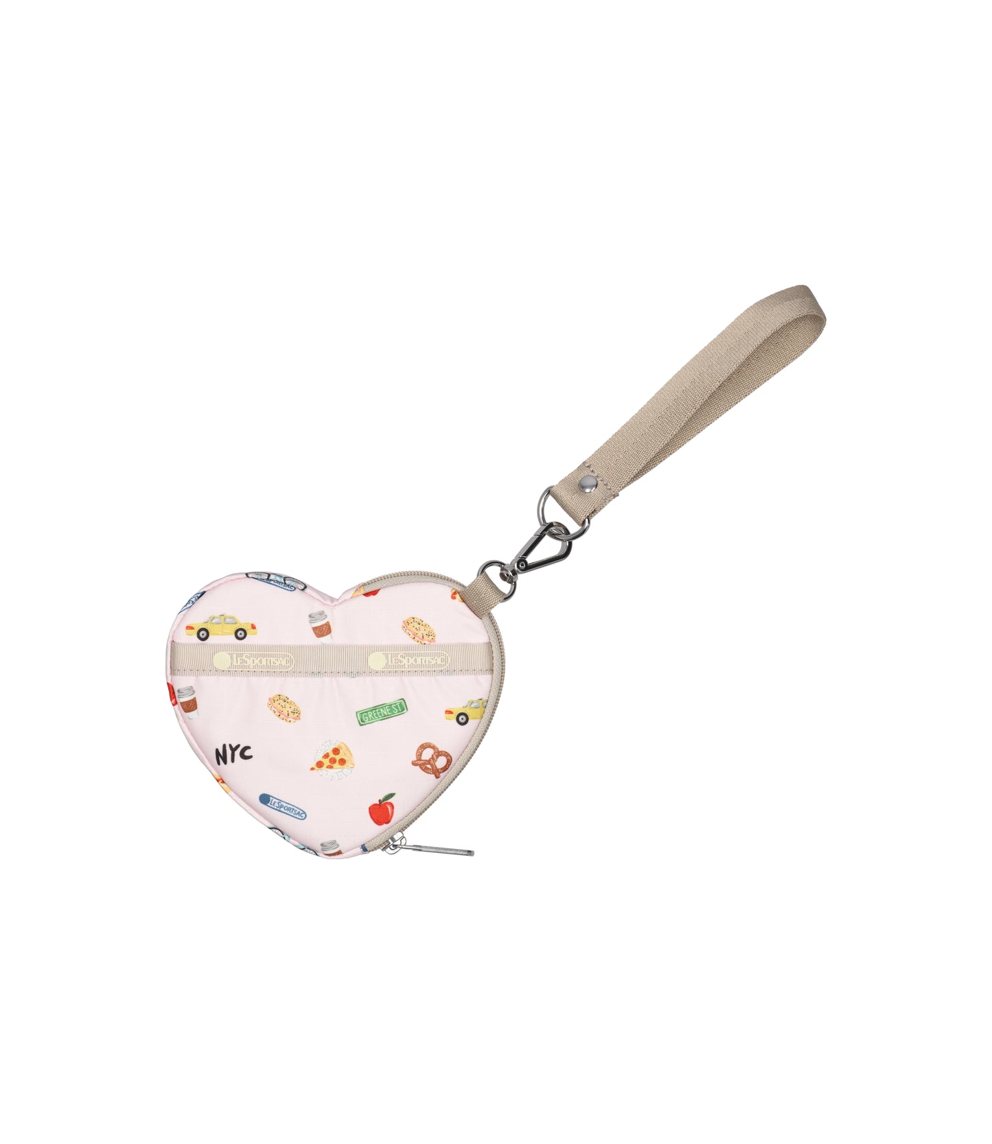Heart Wristlet<br>NYC Icons Pink