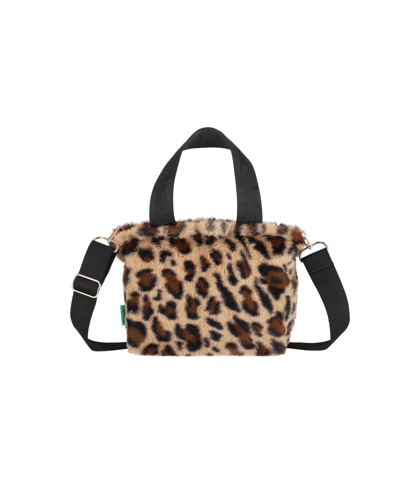 Fur East/West Tote<br>Leopard Fluffy Fur