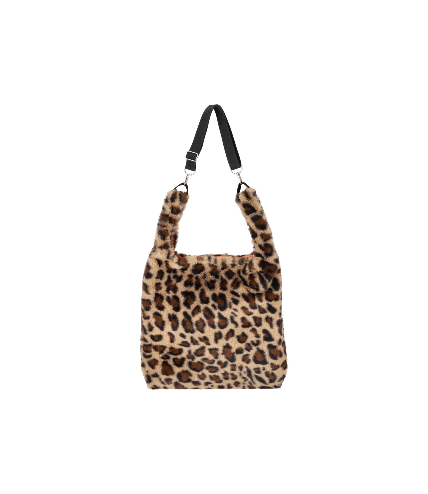 Fur Shoulder Tote<br>Leopard Fluffy Fur