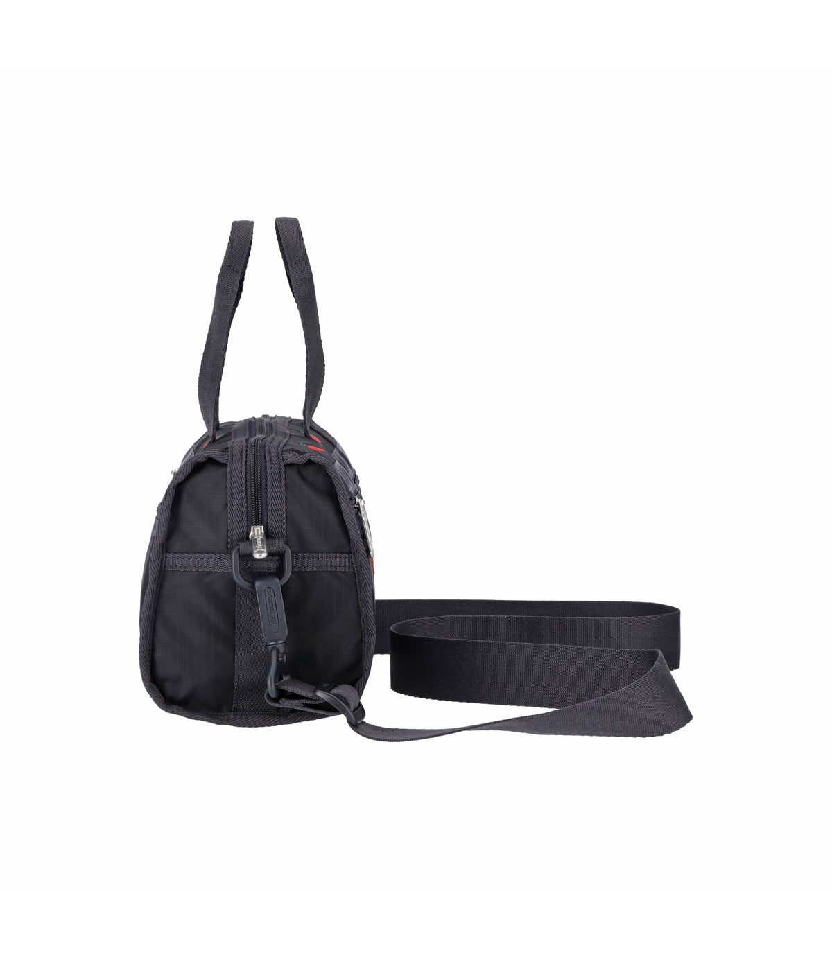 Top Handle Mini Duffel Crossbody<br>Red Apple Embroidery