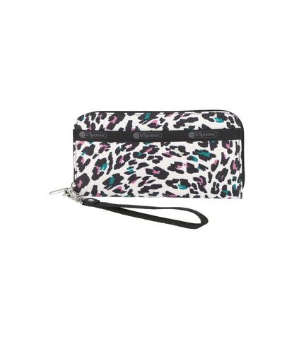 Tech Wallet Wristlet<br>Harvest Leopard