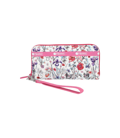 Tech Wallet Wristlet<br>My Melody Kuromi Pink