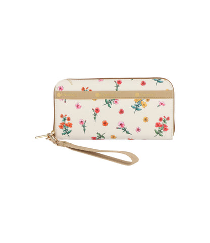 Tech Wallet Wristlet<br>Dainty Garden