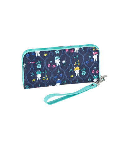 Tech Wallet Wristlet<br>Miffy Garden Floral Accessory