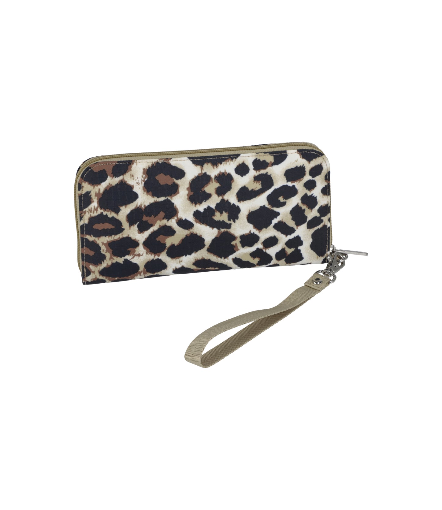 Tech Wallet Wristlet<br>Flaxen Leopard
