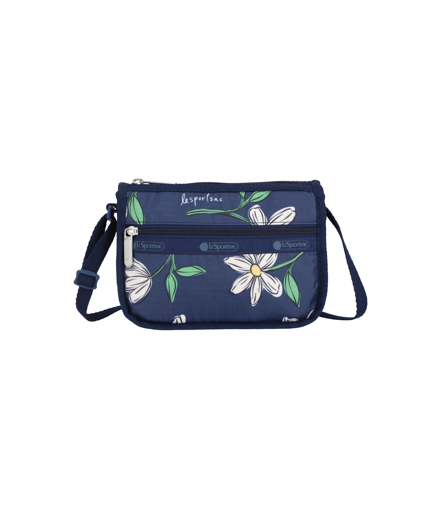 Classic Mini Hobo<br>Floral Blooms Navy
