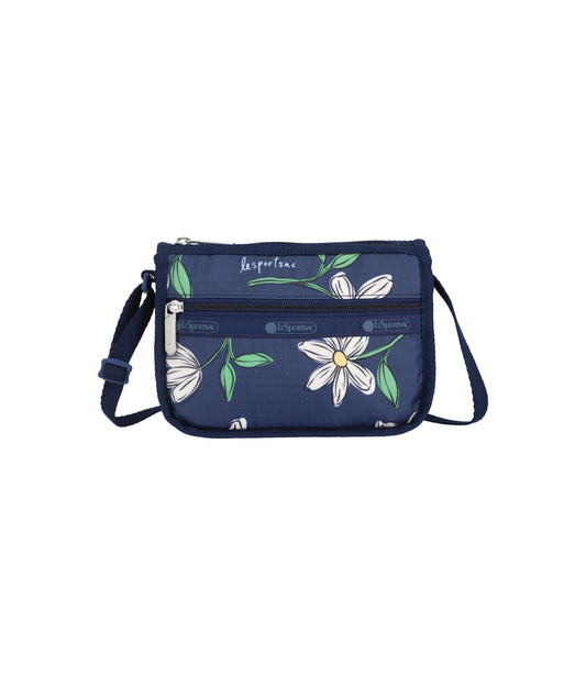 Classic Mini Hobo<br>Floral Blooms Navy