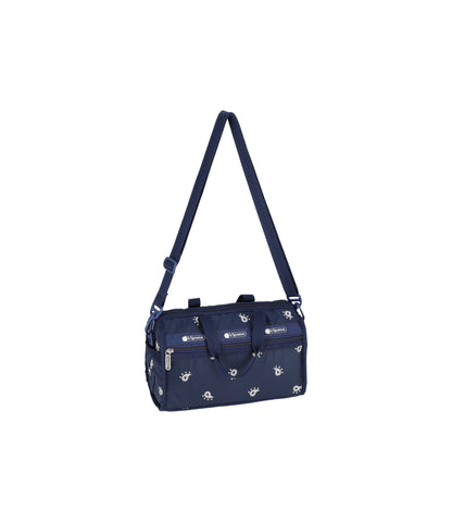 Deluxe Mini Duffel<br>Navy Bandana Embroidery