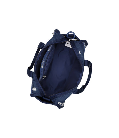 Deluxe Mini Duffel<br>Navy Bandana Embroidery