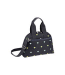 York Satchel<br>Peony Embroidery