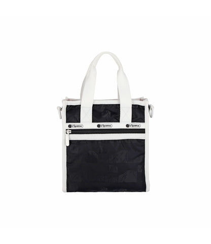 Mini North/South Tote<br>Summit Jacquard Black