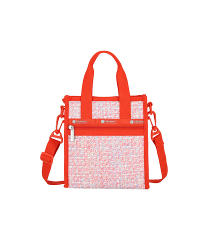 Mini North/South Tote<br>Weave Pink