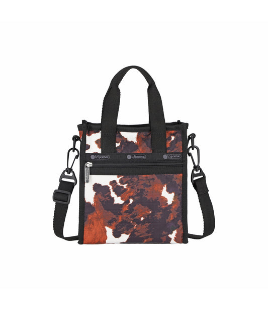 Mini North/South Tote<br>Cow Chic