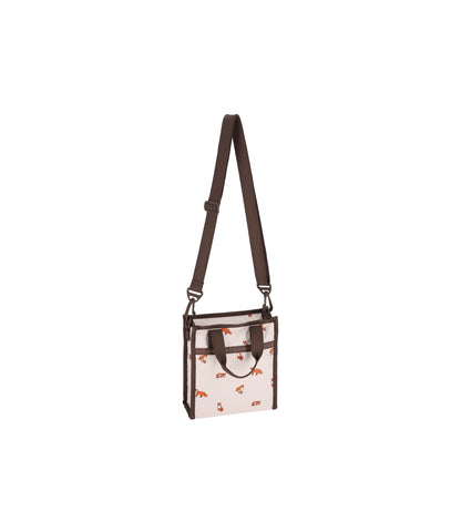 Mini North/South Tote<br>Dashing Foxes