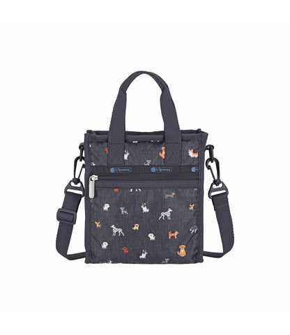 Mini North/South Tote<br>Woof Wonderland