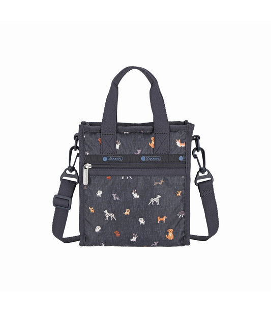 Mini North/South Tote<br>Woof Wonderland