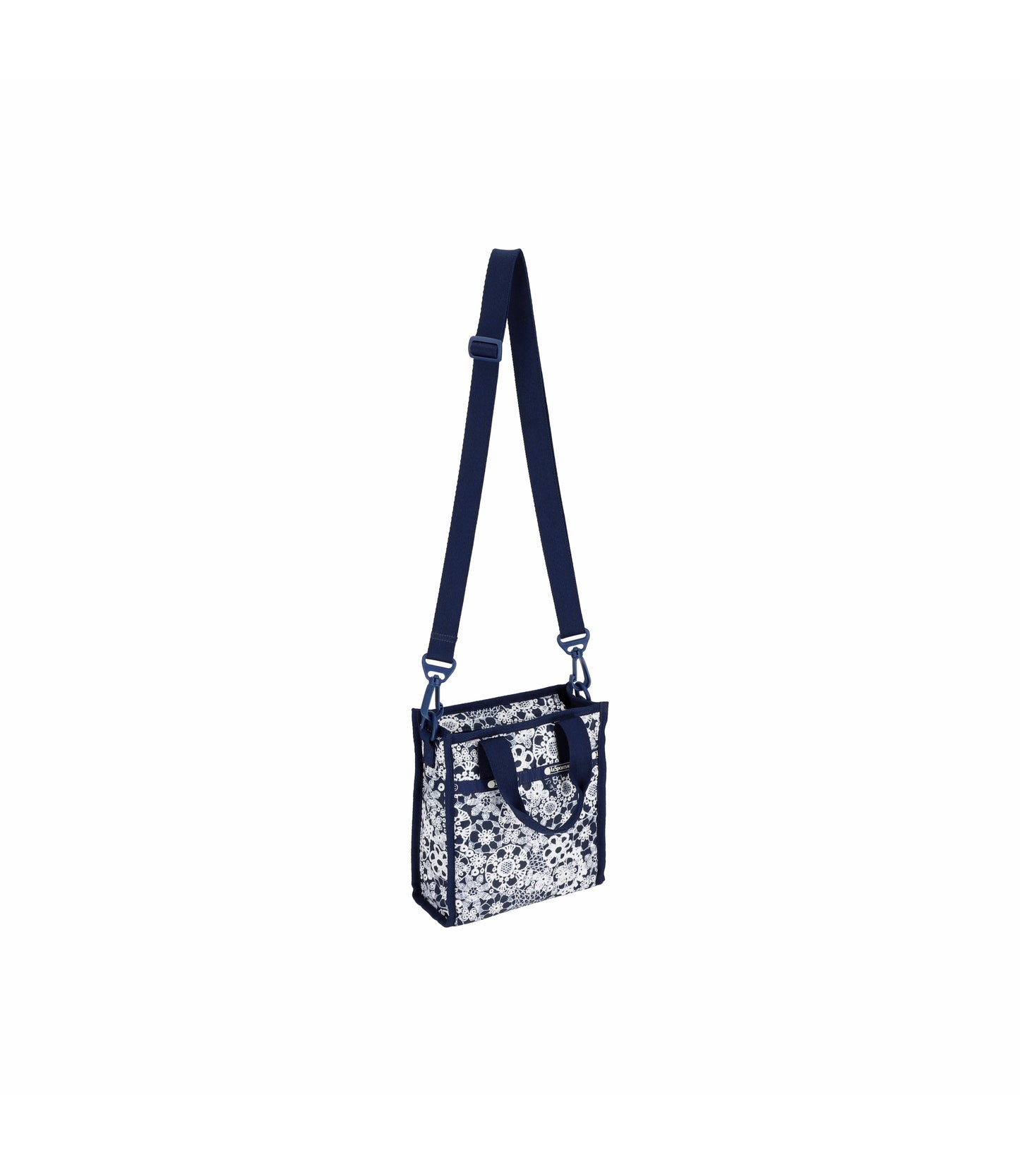 Mini North/South Tote<br>Floral Lace Navy