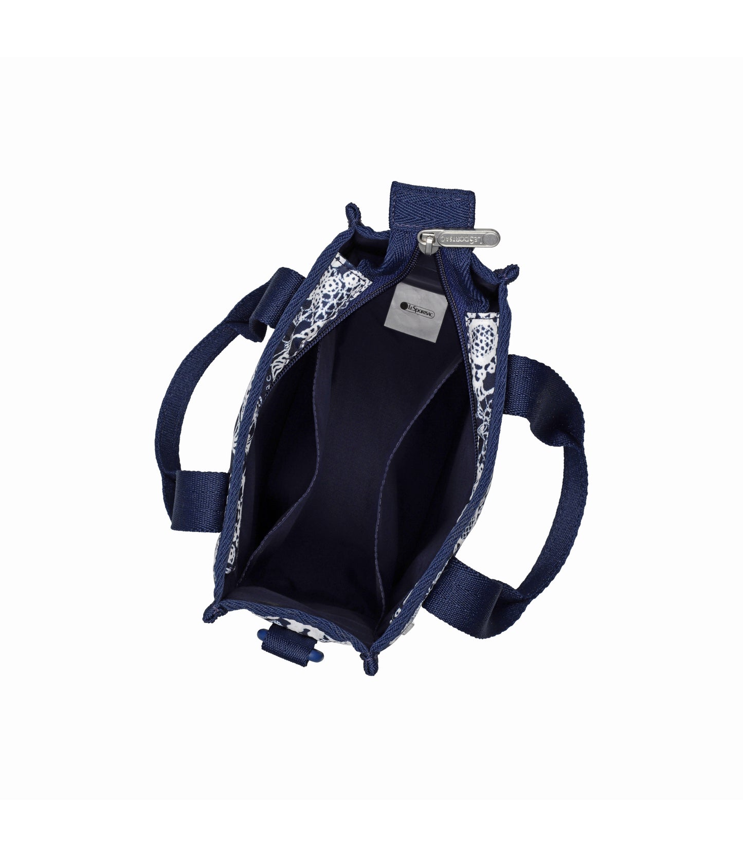 Mini North/South Tote<br>Floral Lace Navy
