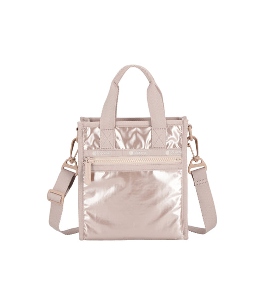 Mini North/South Tote<br>Rose Gold Shine