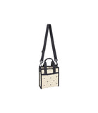 Mini North/South Tote<br>Navy Swiss Heart