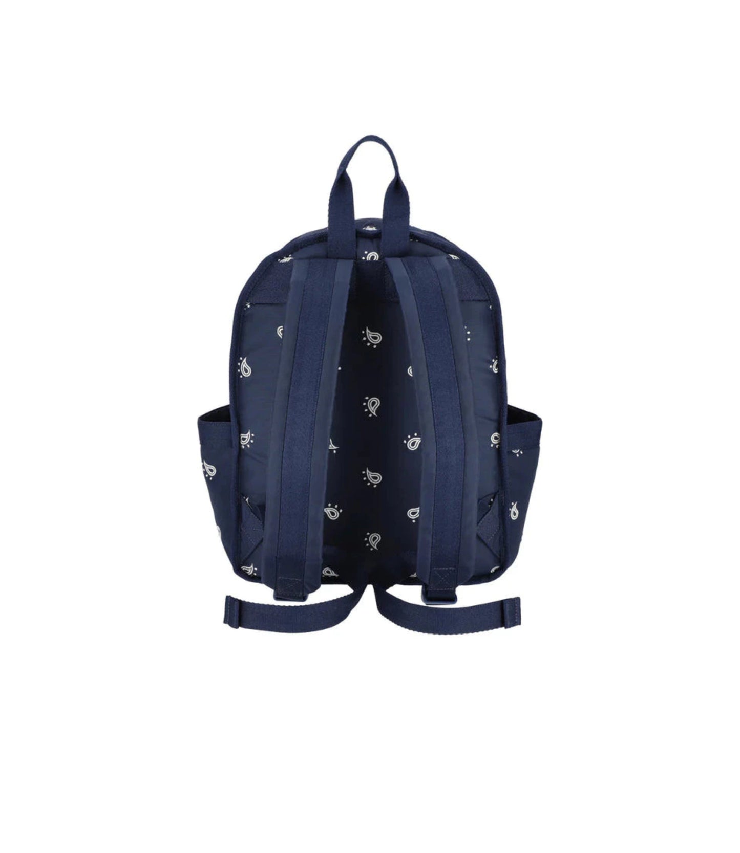 Route Small Backpack<br>Navy Bandana Embroidery