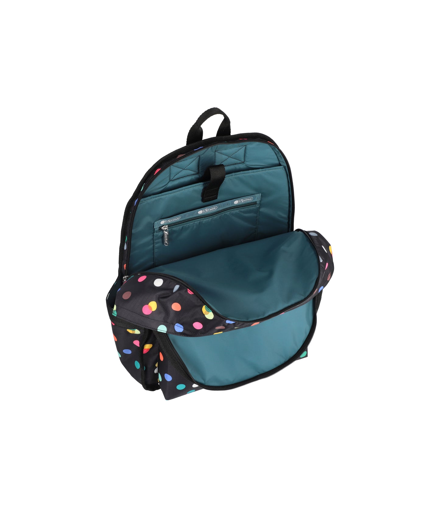 Route Backpack<br>Multicolor Dots Black