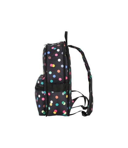 Route Backpack<br>Multicolor Dots Black